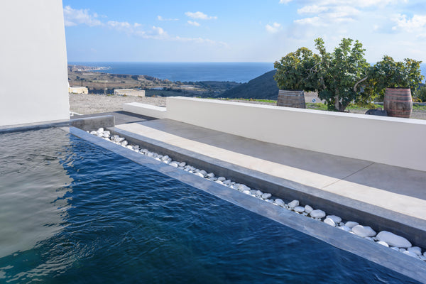 Villa di Capo - Antonis extends in a 115m2 area, it has 3 bedrooms and 2 bathroo Thera, Greece Villa Di Capo - Villa Antonis with private pool Cycladic home vacation rental 39067167