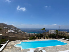 Villa OCEAN VIEW is a brand new 4 bedroom villa in the area of Elia , Mykonos wi Athens, Greece VILLA OCEAN VIEW MYKONOS Cycladic home vacation rental 51264180