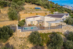 Magnificent two bedroom villa with extraordinary view to the mysterious Libyan S Rethimnon, Greece Pyrgos villa 3 ,sea view,pool,South Crete,Plakias Entire villa vacation rental 11645087