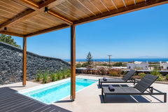 Gonia Residence is a complex of 4 Villas located next to Pyrgos village, and 300  Gonia Residence Villa N w outdoor plunge pool Entire villa vacation rental 44334826
