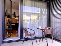 Welcome to your home away from home! Fast Internet 100 Mb / s.<br />Minimalistic Prague, Czechia Gamma apt+ garden, FREE PARKING Entire rental unit vacation rental 53697442