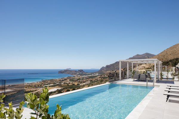 Set in a heavenly seaside location where the luxury meets the awesome view , vil Chania, Greece Calypso & Erato, sea view, two private pools Entire villa vacation rental 51074320