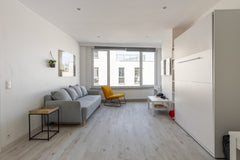 This recently (2019) renovated studio is situated on the 2nd floor of a small an Brussels, Belgium Charming studio at top location Meir Entire rental unit vacation rental 52810888