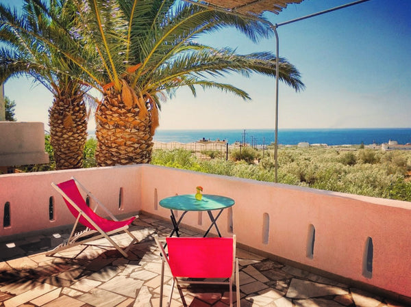 The architecture of the house is typically Cretan, very luminous, enriched with  Ferma, Greece La Luna Blu - Apartment Owl Entire serviced apartment vacation rental 19963109
