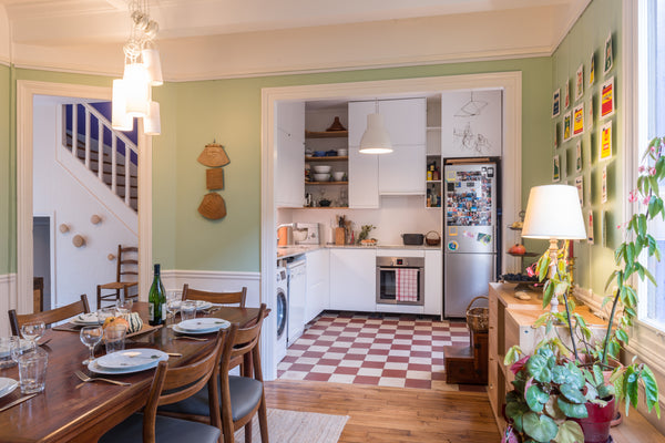 This spacious three bedroom home is located on a calm, quaint pedestrian street  Paris, France Rare House on Beautiful Parisian Pedestrian Street Entire townhouse vacation rental 6867813