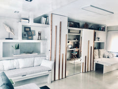 This luxury apartment (75 m2 )is a piece of architecture design ,totally renovat Athens, Greece A living piece of arch.design -A brant new patio Entire home vacation rental 40264228