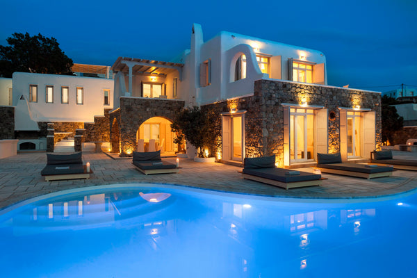 Our Villa lie on a magnificent location especially protected from the wind, with  Magnificent Villa Sunset by Casa Del Mar Mykonos Entire villa vacation rental 42350649