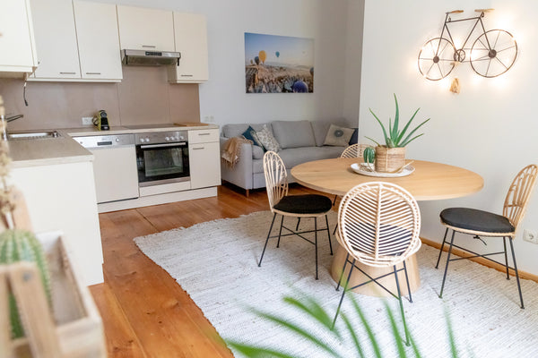 The apartment is in the middle of Vienna. The Westbahnhof and the famous 