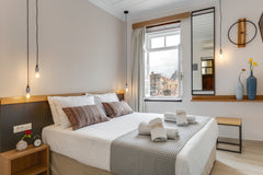 Harismari Hotel is a cozy 3-floor hotel, ideal for couples, located in the inner Chania, Greece Basilikos - Budget Double Room | City View Room in boutique hotel vacation rental 23424547