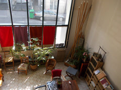 Mon logement est proche de Parc Butte Chaumont, Canal St martin, Belleville. Qua Paris, France Atelier d'artiste en duplex calme Entire loft vacation rental 13546692