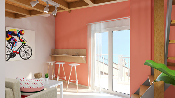 Charming, sunny, confortable, 2level 1-bedroom flat with a balcony in a quiet ne Greece B5.MyChaniaHome-Maizonette-Balcony-7'beach+OldTown Entire loft vacation rental 17485944