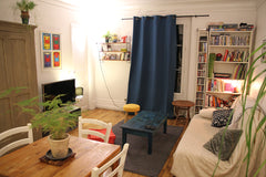 Nice 37m² bright flat. Lovely neighborhood, 3 min walk to Canal de l’Ourcq, 5 mi Paris, France Nice Flat Canal / Buttes Chaumont Entire rental unit vacation rental 6014765