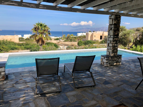 Erato is the quintessential upmarket holiday villa.  A beautiful family residenc Athens, Greece Ideal family Villa for 8 - Pool, Sea Views Cycladic home vacation rental 6115071