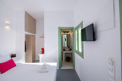Situated in the traditional village of Pyrgos Kallistis, the heart of Santorini  Athens, Greece White Orchid Studio with Sea and Mountain View Entire rental unit vacation rental 44461741