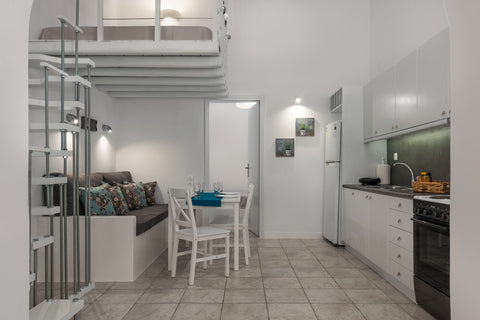 Areti's home  is a 70m2 property, fully refurbished in 2020. It features a fully Athens, Greece Areti's home Cycladic home vacation rental 43910174