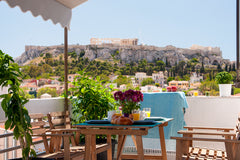 A unique newly renovated apartment in Monastiraki with breathtaking view of the  Cholargos, Greece AMAZING PENTHOUSE -ACROPOLIS VIEW PRIVATE TERRACE Entire rental unit vacation rental 6899760