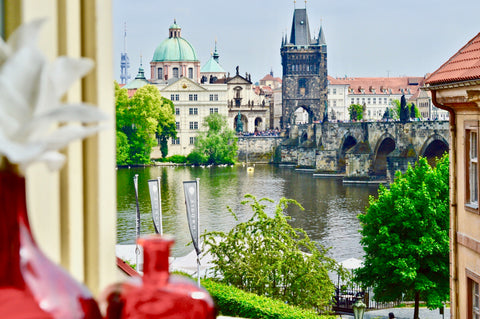 A beautifully reconstructed second fl two-bedroom flat in a 16th century buildin Prague, Czechia Featured Telegraph NP VIEWS of Ch-Bridge 2d floor Entire serviced apartment vacation rental 2353815