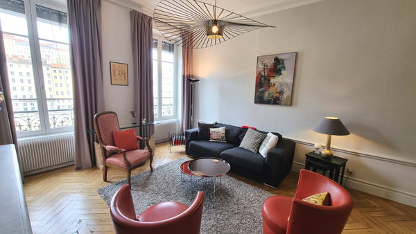POUR TOUTE RESERVATION, SIGNATURE OBLIGATOIRE D'UN BAIL DROIT CIVIL qui ne relèv  Magnifique 2 chambres, vue sur Saône, hypercentre Entire rental unit vacation rental 606258767452825262