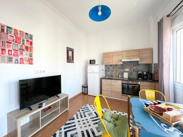 Our apartment is artsy and cozy, centrally located, only 300 meters away from Me GR SOHO Artsy 55sq meters apt. with Acropolis view Entire condo vacation rental 589065900266286848