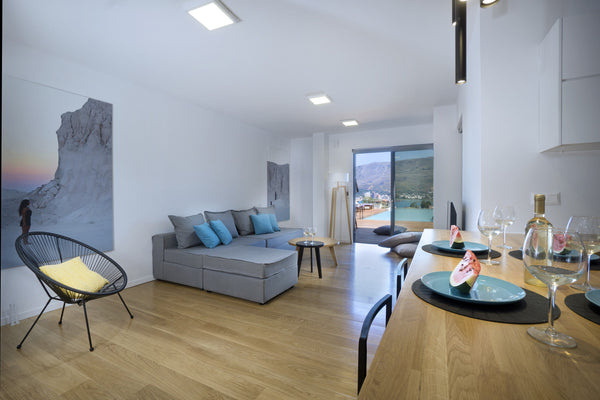 The Sea View Pool Apartment is bright and spacious, which accents it's relaxing, Chania, Greece Seametry Luxury Living Pool Apartment Entire rental unit vacation rental 45476827