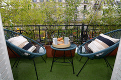 Close to the metro, central district, lots of restaurants, coffee shops, shoppin Paris, France GERANIUM-Apartment-Panoramic-Ensuite with Shower-Terrace Entire rental unit vacation rental 22949797