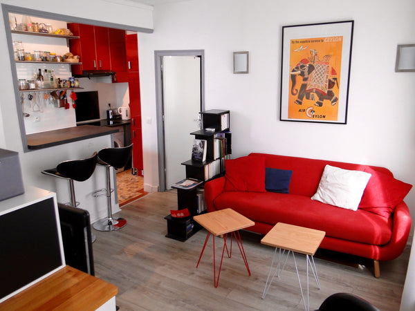 Un 35m² moderne exposé plein sud, gorgé de soleil, avec cuisine américaine, douc Paris, France Charmant 2-pièces à côté du Canal ! Entire rental unit vacation rental 1353732