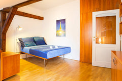 Professionally-CLEANED  flat, perfectly located in quiet street in the city-cent Prague, Czechia Premium LOFT Private ATTIC Downtown Entire condo vacation rental 627867821855505632