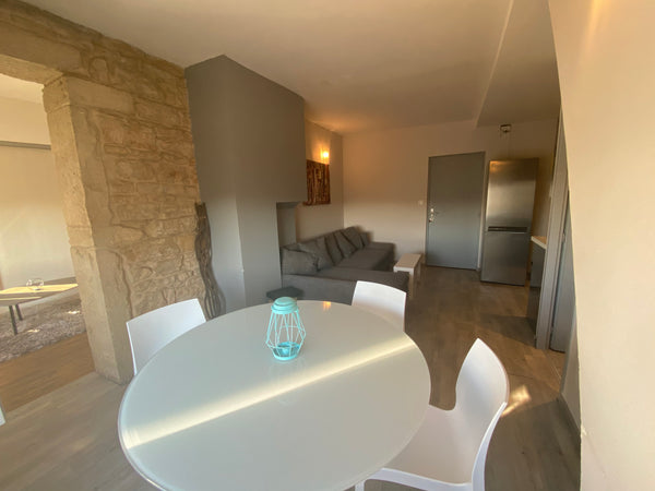 Charme de l'ancien rénové : parquet et pierres apparentes, situé plein est, vue  Lyon, France T2 situé sur la presqu'ile lyonnaise Entire rental unit vacation rental 23102292