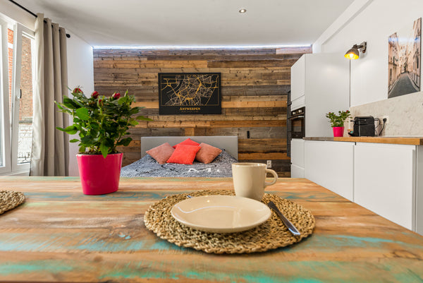 Welkom in deze rustig gelegen suite in een autovrije straat in hartje stad, vlak Ostend, Belgium Suite RB5 garden view & airco Entire rental unit vacation rental 647516552772309891