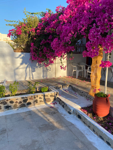 the Ellis Fanourias Villa located on the Monolithos Beach<br />very close to the Karterádos, Greece Εllis Fanouria Villa Earthen home vacation rental 44620565