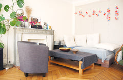 Grand appartement type haussmannien de 100 m² placé en face Moulin Rouge dans le Paris, France Appartement de charme, Moulin Rouge. Private room in rental unit vacation rental 19579821