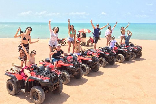 Quad Bike Ride on and around Pipa Beach  Private Tours and Travel Guide America Fortaleza CITY Natal Destination Tour