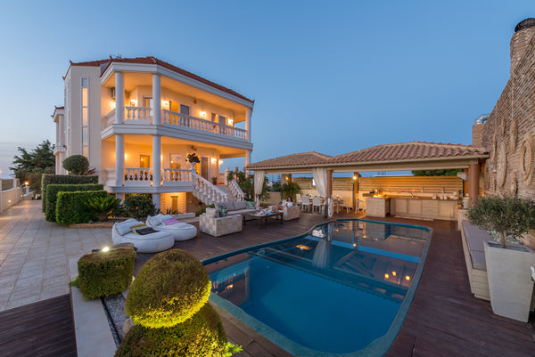 Discover the wonders of a serene exclusive hideaway, simmering in the depths of  Greece Marylin Manor, Exclusive Hideaway Entire villa vacation rental 43889092