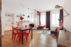 Lovely bright apartment with industrial style. There's cross beams visible that  Paris, France ★ Modern apartment with industrial-style furniture Entire rental unit vacation rental 17739746