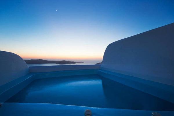 A place located on the highest point of the cliff with an amazing to the famous  Imerovigli, Greece ABYSS SUITE CALDERA PRIVE JACUZZI Room in boutique hotel vacation rental 12040834