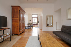Very nice, bright and spacious 2 bedroom duplex with office. This 2 bedroom apar Brussels, Belgium Beautiful 2 bedrooms duplex in Ixelles Entire rental unit vacation rental 590412342034269720