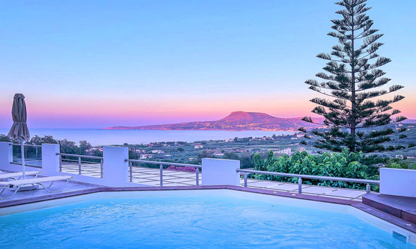 The unbelievable blue of its waters, the majestic beauty of its 78 mountains and London, United Kingdom Villa di Creta Heated Pool Entire home vacation rental 43417717