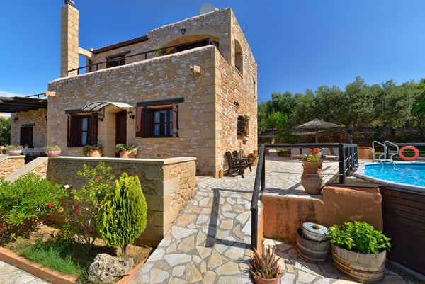 A traditional villa with marvelous view to the sea, built in the middle of an ol  Maritina Villa with private pool and amazing view Entire home vacation rental 14307956