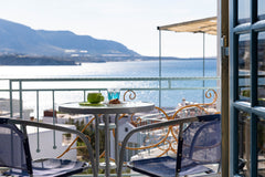 The studios are featured with nice balconies of unique view to the Makrigialos b Makry Gialos, Greece AFRODITI Standard Studio | Sea View [25 m²] Room in aparthotel vacation rental 4945480