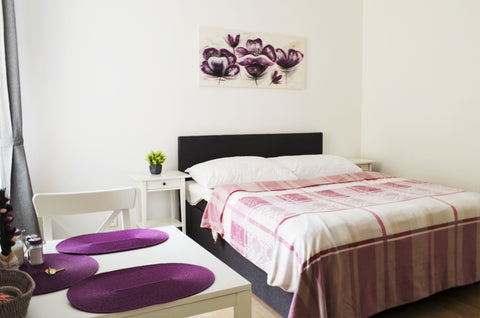 A bright and comfortable studio apartment equipped with a double bed, a wardrobe Prague, Czechia Bright and comfortable Apartment Soukenicka Entire rental unit vacation rental 43530585