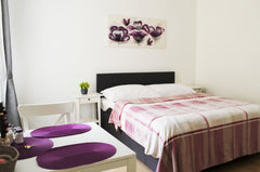 A bright and comfortable studio apartment equipped with a double bed, a wardrobe Prague, Czechia Bright and comfortable Apartment Soukenicka Entire rental unit vacation rental 43530585