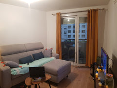 Appartement avec salon, chambre, cuisine, salle de bain baignoire et toilette. G Lyon, France Appartement proche gare Part-Dieu avec garage Private room in rental unit vacation rental 30674785