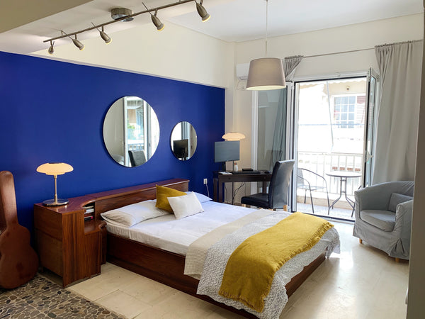 Decorated with bold yet minimal style, minimal lines and handy devices, our Gorg Athens, Greece Gorgeous studio 5' from Metro Ambelokipi Entire rental unit vacation rental 30903314