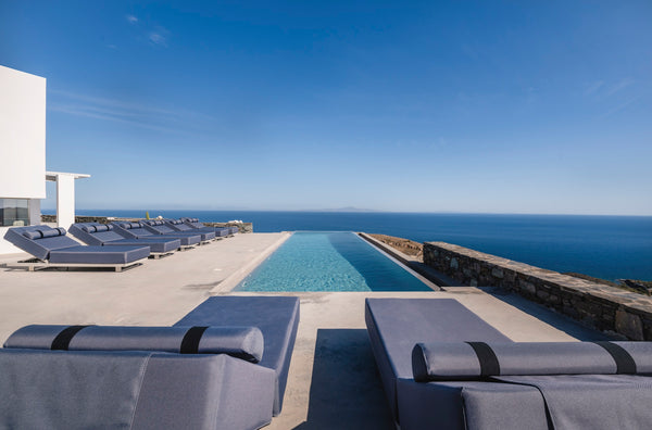 Villa Obsidian is a stunning uphill luxury villa located on a top of a hill clos Neo Psychiko, Greece Villa Obsidian | Syros Entire villa vacation rental 44309987