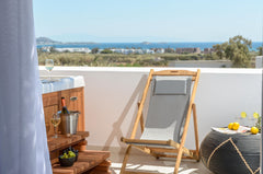 It is a delightful and spacious holiday home with veranda that offers beautiful  Naxos, Greece Holiday home with sea view,  hot tub, 2 bedrooms Entire serviced apartment vacation rental 41657390
