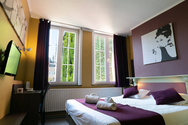 Cosy room for 1 or 2 guests, hidden in a quiet and narrow street in the heart of Ghent, Belgium Deluxe Double/Twin Room in the city centre Room in hotel vacation rental 36592536