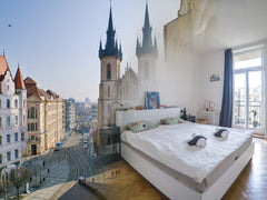 Quite and classy bedroom with own toilet, sink and balcony in the art district o Prague, Czechia The Room N.7 - with own toilet and balcony Private room in condo vacation rental 645517673838263867