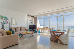 Beachfront 1st floor apartment 9meters away from the beach with the best view of Heraklion, Greece Beachfront apartment,for both families and couples Entire rental unit vacation rental 14297100