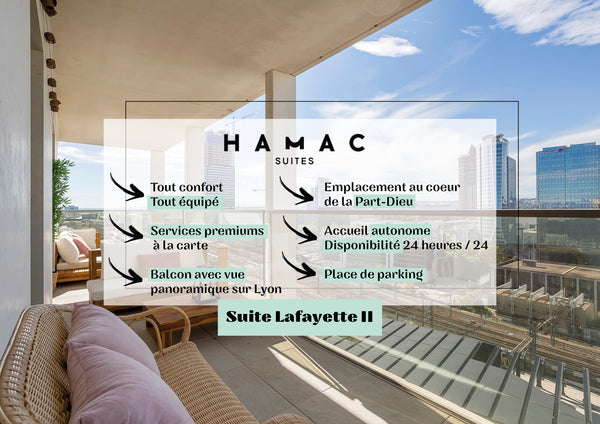 Découvrez ce superbe logement situé dans le 3ème arrondissement de Lyon, proche  Lyon, France Hamac Suites - Suite Lafayette 2 - Haut standing Entire rental unit vacation rental 740370314973795849
