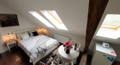 Come feel at home in our unique romantic studio in a quiet neighborhood. Walking Prague, Czechia Owl´s nest mansard - unique, stylish, romantic Entire rental unit vacation rental 30739817